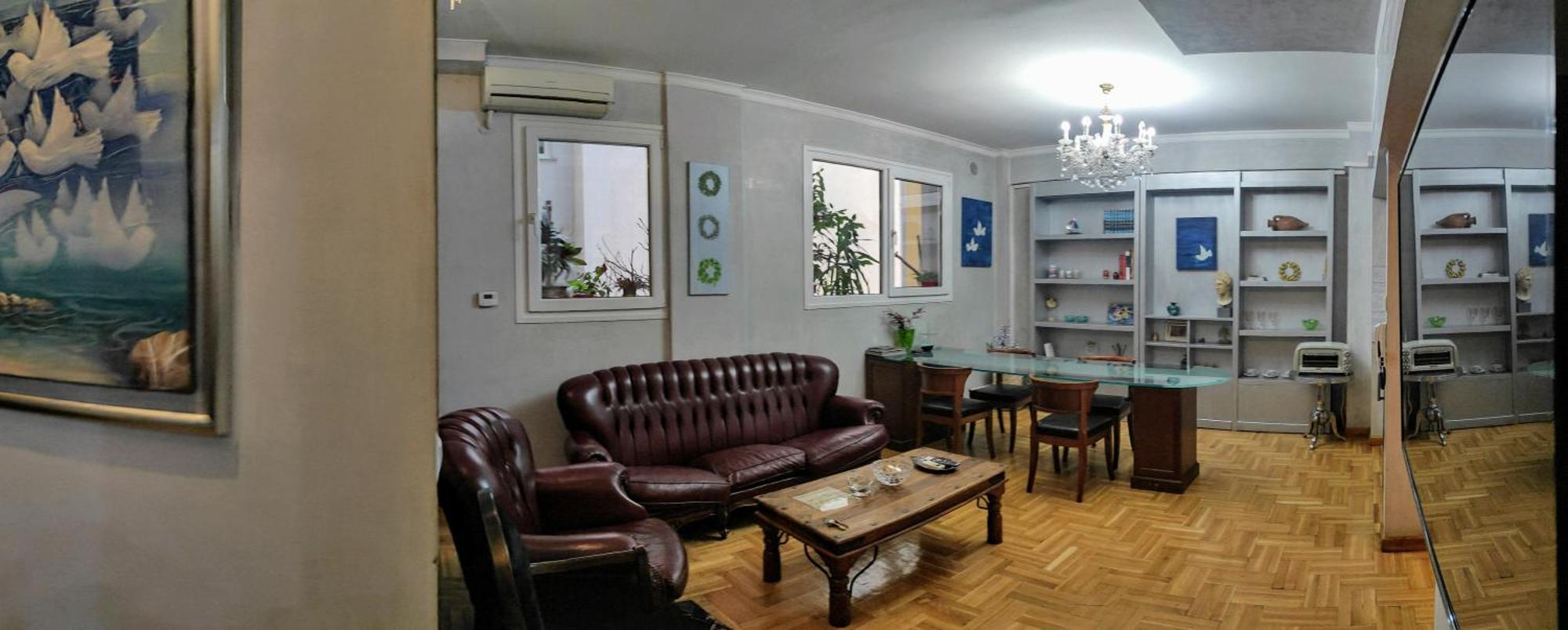 Elegant Luminous Downtown Apartment Tesalonika Bagian luar foto